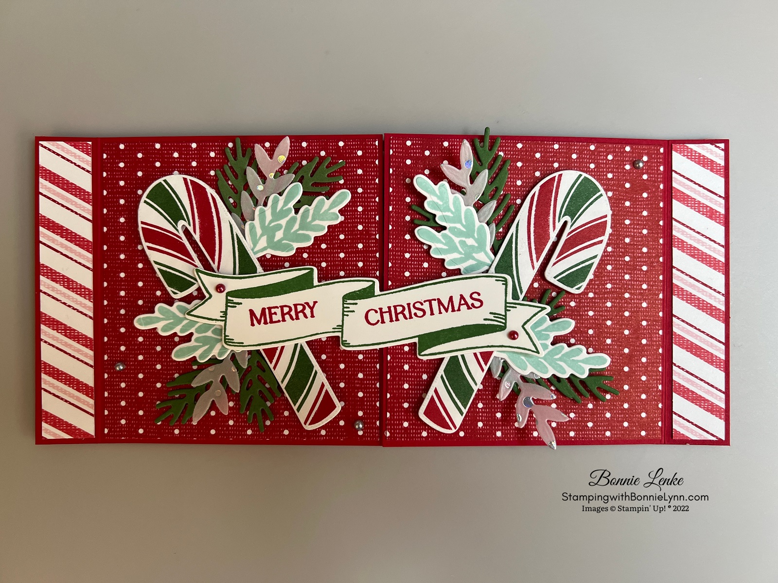 Christmas Banners Gatefold Card